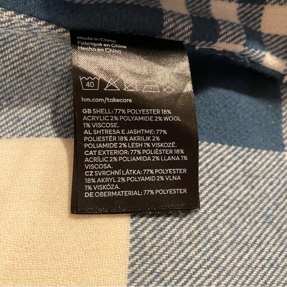 H&M > Plaid Shacket - Picture 5 of 6